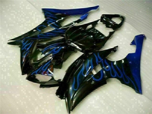 Best 2008-2016 Blue Flame Black Yamaha YZF R6 Motorcylce Fairings Best 2008-2016 Blue Flame Black Yamaha YZF R6 Motorcylce Fairings