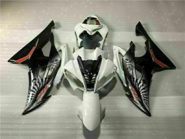 Best 2008-2016 White Black Yamaha YZF R6 Bike Fairings