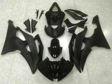 Best 2008-2016 Black Yamaha YZF R6 Replacement Motorcycle Fairings