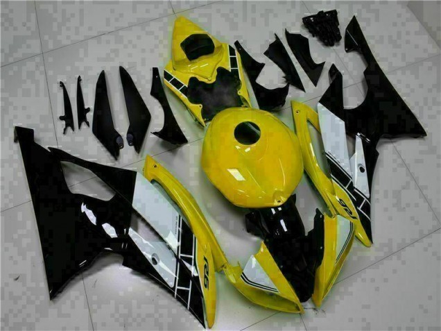 Best 2008-2016 Yellow Black Yamaha YZF R6 Motorcycle Fairings Kits Best 2008-2016 Yellow Black Yamaha YZF R6 Motorcycle Fairings Kits