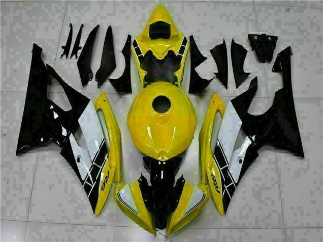 Best 2008-2016 Yellow Black Yamaha YZF R6 Motorcycle Fairings Kits Best 2008-2016 Yellow Black Yamaha YZF R6 Motorcycle Fairings Kits