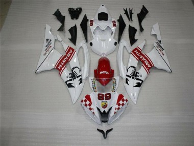 Best 2008-2016 White Yamaha YZF R6 Motorbike Fairings