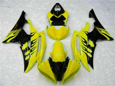 Best 2008-2016 Yellow Yamaha YZF R6 Replacement Motorcycle Fairings