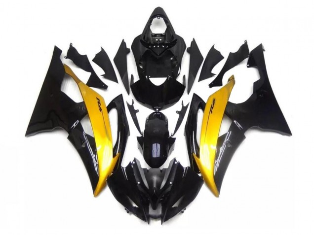 Best 2008-2016 Black Gold Yamaha YZF R6 Motorcycle Fairing Kits Best 2008-2016 Black Gold Yamaha YZF R6 Motorcycle Fairing Kits