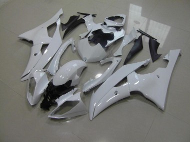 Best 2008-2016 Pearl White No Decals Yamaha YZF R6 Motorbike Fairing