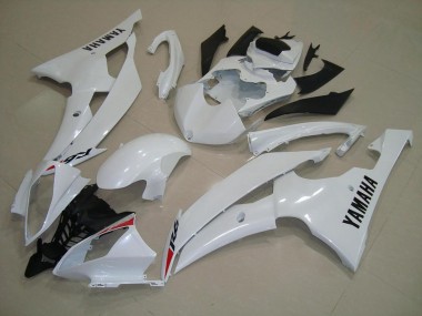 Best 2008-2016 Pearl White Yamaha YZF R6 Motorbike Fairing Kits