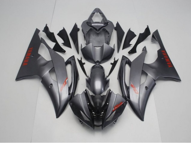 Best 2008-2016 Matte Black Grey Yamaha YZF R6 Motorcycle Fairings Kit Best 2008-2016 Matte Black Grey Yamaha YZF R6 Motorcycle Fairings Kit