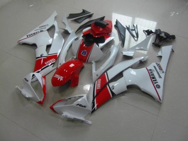 Best 2008-2016 White Red OEM Style Yamaha YZF R6 Bike Fairings
