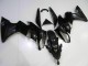 Best 2009-2011 Black Kawasaki EX650 Bike Fairings