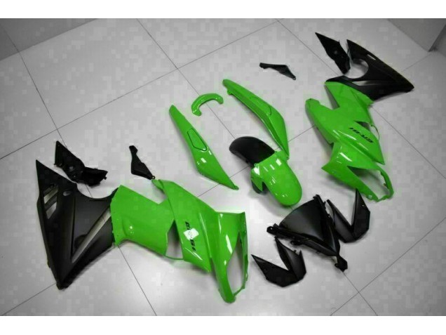Best 2009-2011 Green Black Kawasaki EX650 Motor Bike Fairings
