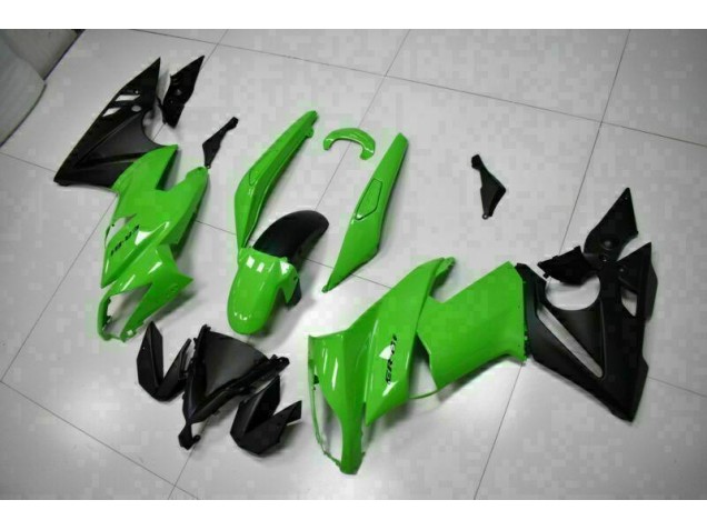 Best 2009-2011 Green Black Kawasaki EX650 Motor Bike Fairings