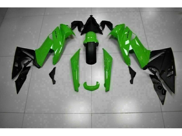 Best 2009-2011 Green Black Kawasaki EX650 Motor Bike Fairings