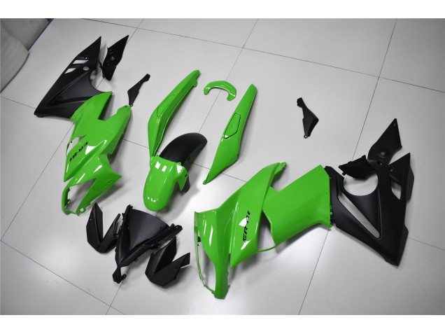 Best 2009-2011 Green Black Kawasaki EX650 Replacement Motorcycle Fairings Best 2009-2011 Green Black Kawasaki EX650 Replacement Motorcycle Fairings