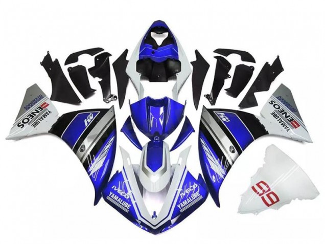 Best 2009-2011 White Blue Silver Yamaha YZF R1 Bike Fairings Best 2009-2011 White Blue Silver Yamaha YZF R1 Bike Fairings
