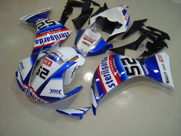 Best 2009-2011 White Black Sterilgarda Yamaha YZF R1 Motorbike Fairing Best 2009-2011 White Black Sterilgarda Yamaha YZF R1 Motorbike Fairing