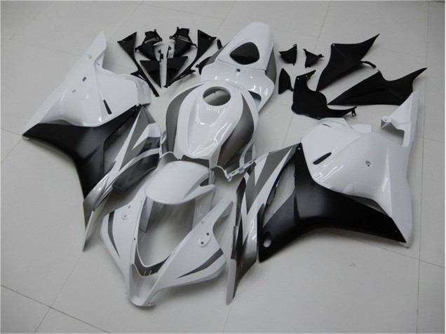 Best 2009-2012 White Silver Black Honda CBR600RR Motor Bike Fairings Best 2009-2012 White Silver Black Honda CBR600RR Motor Bike Fairings