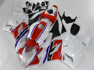 Best 2009-2012 Red White Blue Honda CBR600RR Moto Fairings