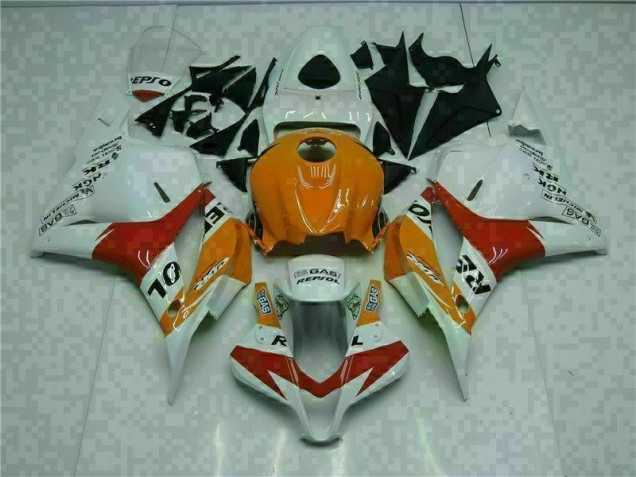 Best 2009-2012 White Orange Repsol Honda CBR600RR Motorcylce Fairings Best 2009-2012 White Orange Repsol Honda CBR600RR Motorcylce Fairings