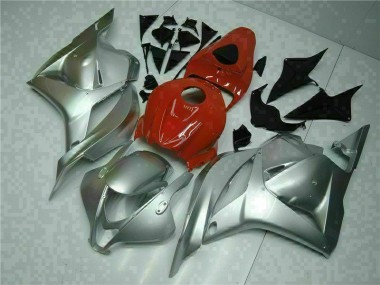 Best 2009-2012 Silver Honda CBR600RR Bike Fairings
