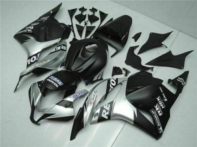 Best 2009-2012 Black Silver Repsol Honda CBR600RR Motorcycle Fairings Kits Best 2009-2012 Black Silver Repsol Honda CBR600RR Motorcycle Fairings Kits