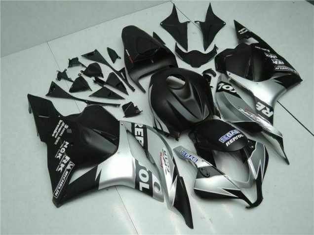 Best 2009-2012 Black Silver Repsol Honda CBR600RR Motorcycle Fairings Kits Best 2009-2012 Black Silver Repsol Honda CBR600RR Motorcycle Fairings Kits