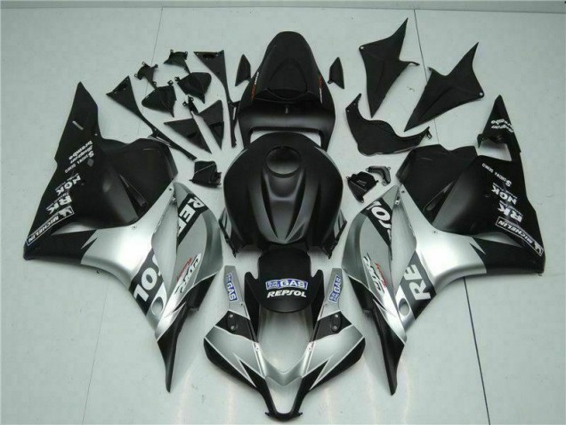 Best 2009-2012 Black Silver Repsol Honda CBR600RR Motorcycle Fairings Kits Best 2009-2012 Black Silver Repsol Honda CBR600RR Motorcycle Fairings Kits