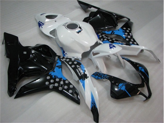 Best 2009-2012 Black White Blue Honda CBR600RR Motor Fairings Best 2009-2012 Black White Blue Honda CBR600RR Motor Fairings