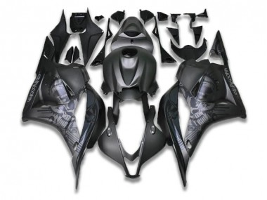 Best 2009-2012 Grey Black Honda CBR600RR Motorcycle Fairings Kit