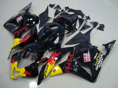 Best 2009-2012 Black Red Bull Honda CBR600RR Replacement Fairings