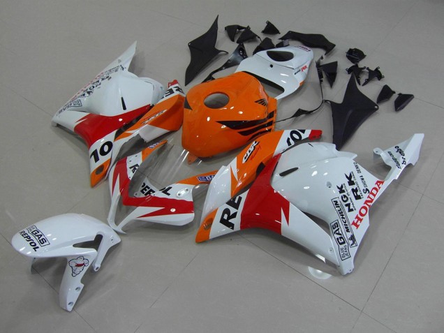 Best 2009-2012 White Repsol Honda CBR600RR Motorcycle Fairings Best 2009-2012 White Repsol Honda CBR600RR Motorcycle Fairings