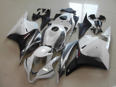 Best 2009-2012 White Black Grey Honda CBR600RR Motorbike Fairings