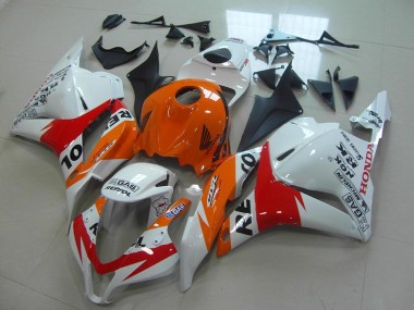 Best 2009-2012 White New Repsol Honda CBR600RR Replacement Motorcycle Fairings