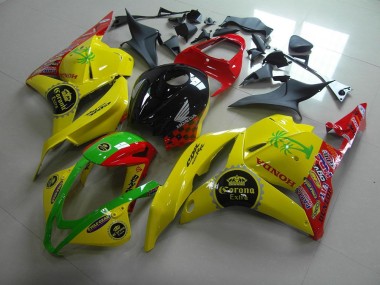 Best 2009-2012 Yellow Corona Extra Honda CBR600RR Motorbike Fairing Kits