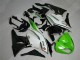 Best 2009-2012 Green Black White 25 Kawasaki ZX6R Bike Fairings Best 2009-2012 Green Black White 25 Kawasaki ZX6R Bike Fairings