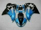 Best 2009-2012 Blue Black Kawasaki ZX6R Motorcyle Fairings Best 2009-2012 Blue Black Kawasaki ZX6R Motorcyle Fairings