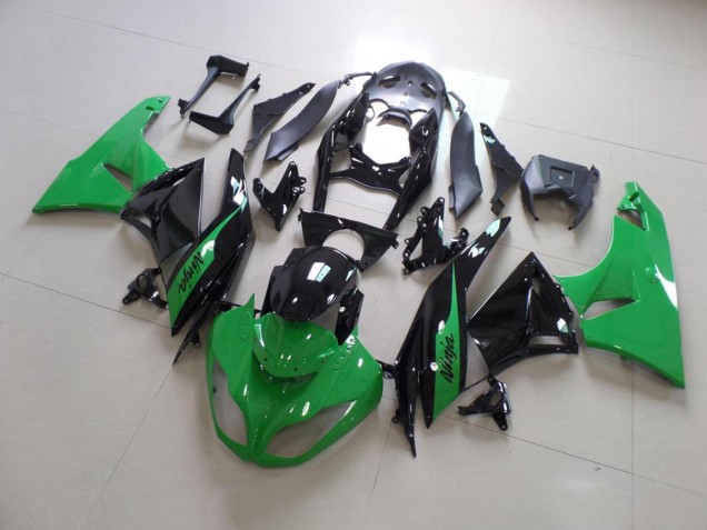 Best 2009-2012 Green and Black Kawasaki ZX6R Motorcycle Bodywork Best 2009-2012 Green and Black Kawasaki ZX6R Motorcycle Bodywork