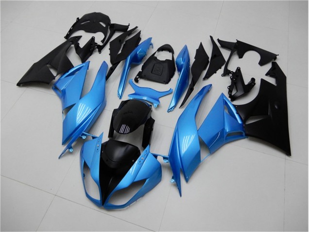 Best 2009-2012 Blue Black Kawasaki ZX6R Motorcycle Fairing Kit Best 2009-2012 Blue Black Kawasaki ZX6R Motorcycle Fairing Kit