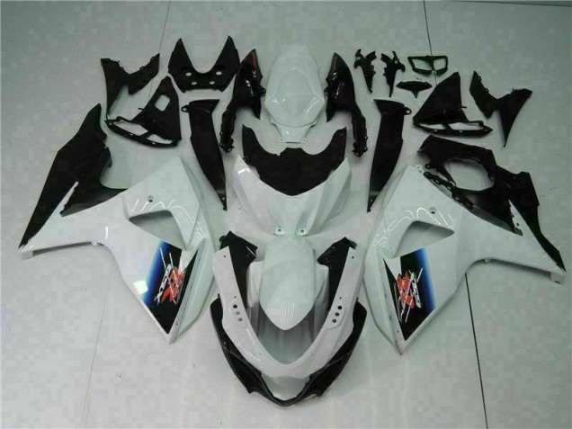 Best 2009-2016 White Black Suzuki GSXR1000 Motor Bike Fairings Best 2009-2016 White Black Suzuki GSXR1000 Motor Bike Fairings