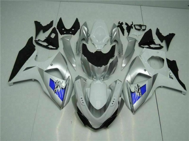 Best 2009-2016 Silver White Suzuki GSXR1000 Motorcycle Bodywork Best 2009-2016 Silver White Suzuki GSXR1000 Motorcycle Bodywork