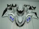 Best 2009-2016 Silver White Suzuki GSXR1000 Motorcycle Bodywork Best 2009-2016 Silver White Suzuki GSXR1000 Motorcycle Bodywork