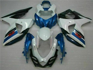 Best 2009-2016 Blue White Suzuki GSXR 1000 K9 Motorcycle Fairings MF1852