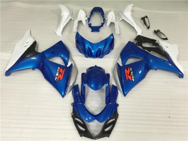 Best 2009-2016 Blue White Suzuki GSXR1000 Motor Fairings Best 2009-2016 Blue White Suzuki GSXR1000 Motor Fairings