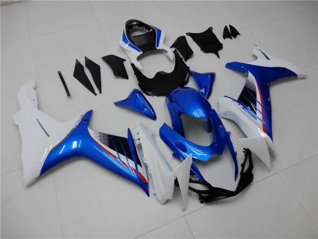 Best 2011-2021 Blue White Suzuki GSXR 600/750 Motorbike Fairing Kits Best 2011-2021 Blue White Suzuki GSXR 600/750 Motorbike Fairing Kits