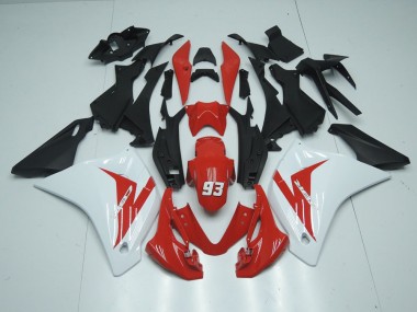 Best 2011-2013 Red White Honda CBR125R Motorcycle Fairings MF2799