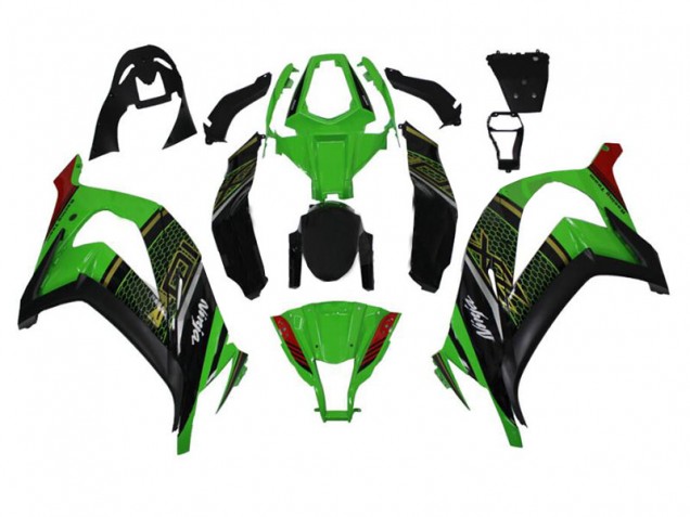 Best 2011-2015 Green Black Kawasaki ZX10R Bike Fairing Best 2011-2015 Green Black Kawasaki ZX10R Bike Fairing