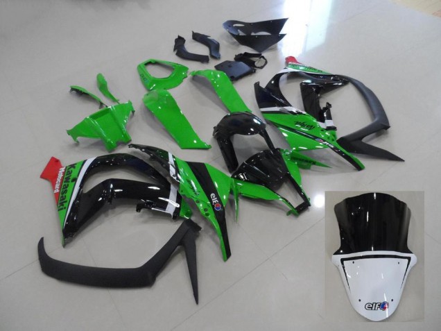 Best 2011-2015 Green and Black Kawasaki ZX10R Motorcycle Fairings Kits Best 2011-2015 Green and Black Kawasaki ZX10R Motorcycle Fairings Kits