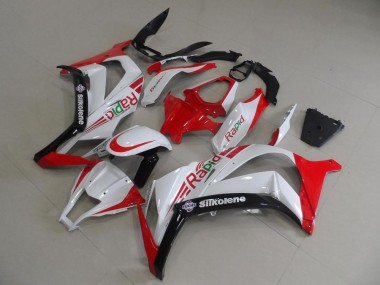 Best 2011-2015 Red and White Rapid Kawasaki ZX10R Motorcylce Fairings