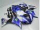 Best 2012-2014 Blue White Black Yamaha YZF R1 Motorcycle Replacement Fairings
