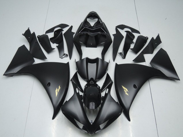 Best 2012-2014 Matte Black Sticker Yamaha YZF R1 Motorcycle Bodywork