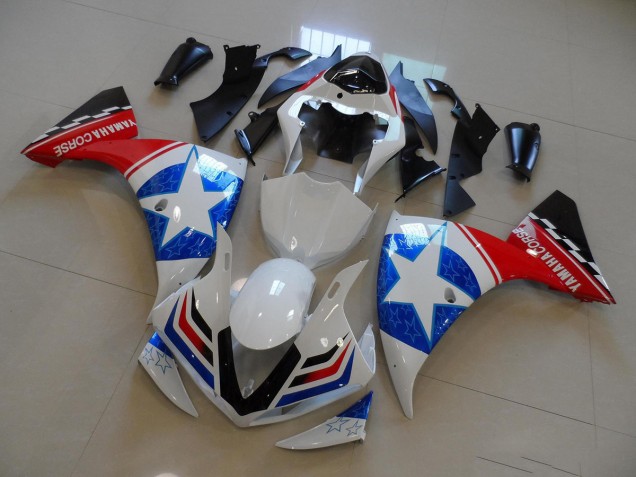 Best 2012-2014 White Black Ducati Star Yamaha YZF R1 Motorcyle Fairings Best 2012-2014 White Black Ducati Star Yamaha YZF R1 Motorcyle Fairings
